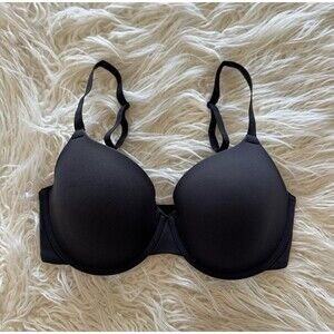 Skims Fits Everybody T-shirt Bra Onyx Size 34DD